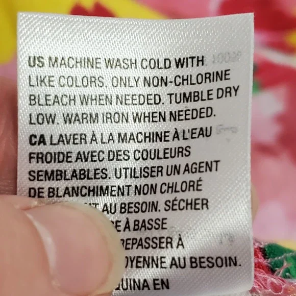 Charter Club Womens Long Sleeve Linen Button Up Top Size 2X Floral Beach Coastal - Picture 6 of 12